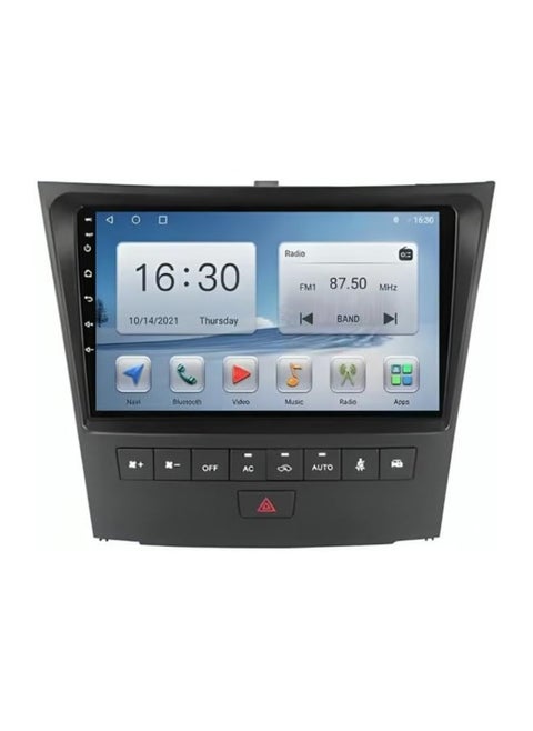 ستيريو سيارة أندرويد لسيارات لكزس GS300 GS350 GS400 GS430 GS450H GS460 2004 إلى 2011 4 جيجابايت رام 64 جيجابايت روم 9 بوصة يدعم Apple Carplay، MirrorLink WiFi BT، شاشة تعمل باللمس IPS مع كاميرا AHD متضمنة