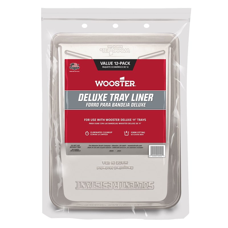 Wooster 11" Wooster BR496 Wooster Deluxe Tray Liner, 12-Pack - Image 3