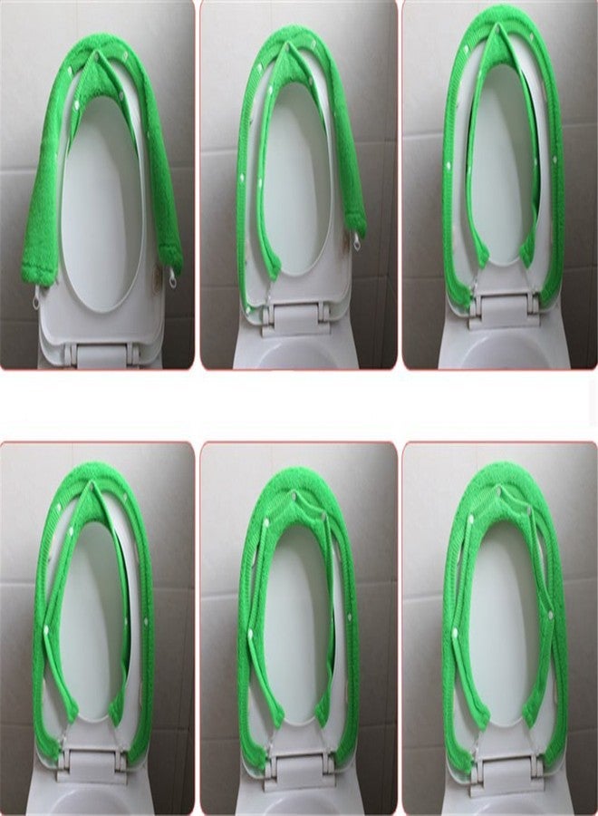 Vimeet Warm Toilet Seat Cover Washable Bathroom Closestool Pad Mat - Image 2