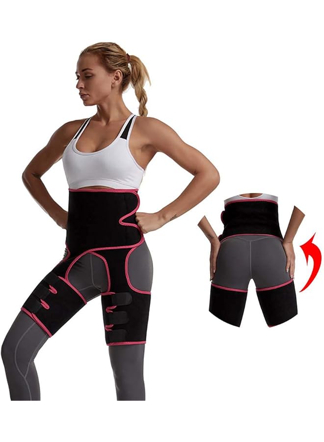PROMASS مدرب الخصر للنساء، مدرب خصر خفيف للغاية مع حزام قابل للتعديل، معزز للورك غير مرئي لملابس الشكل لللياقة البدنية، التدريب، التمرين - Image 1
