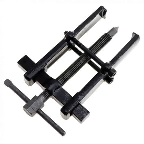 Inditrust 2 Jaw Carbon Steel Forged Bearing Gear Puller Remover Twin Legs Gear Removal Hand Tool Gear Puller Suitable for Inside & Outside (3inch (38x65 mm)) - Image 4