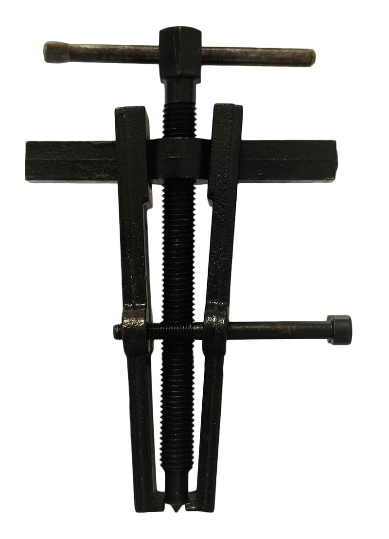 Inditrust 2 Jaw Carbon Steel Forged Bearing Gear Puller Remover Twin Legs Gear Removal Hand Tool Gear Puller Suitable for Inside & Outside (3inch (38x65 mm)) - Image 2