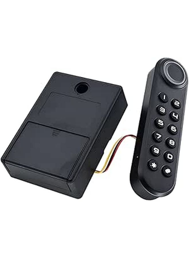 قفل خزانة ذكي ببصمة الإصبع مع منفذ USB للطاقة الطارئة، قفل إلكتروني لأبواب الخشب، الأدراج، خزانات الأحذية، تخزين المكاتب، سهل التركيب - Image 1