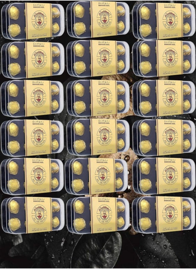 almusbah perfumes 18 Pieces Al Musbah Bakhoor Aseel 40 Grams  - Image 1