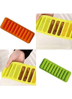 Mishrit Mishrit Kitkat, Stick, and Rectangle Shape Silicone 10 Slot Ice and Chocolate Mould Tray for Home Kitchen and Restaurant Dish Design. (1)  - Image 2