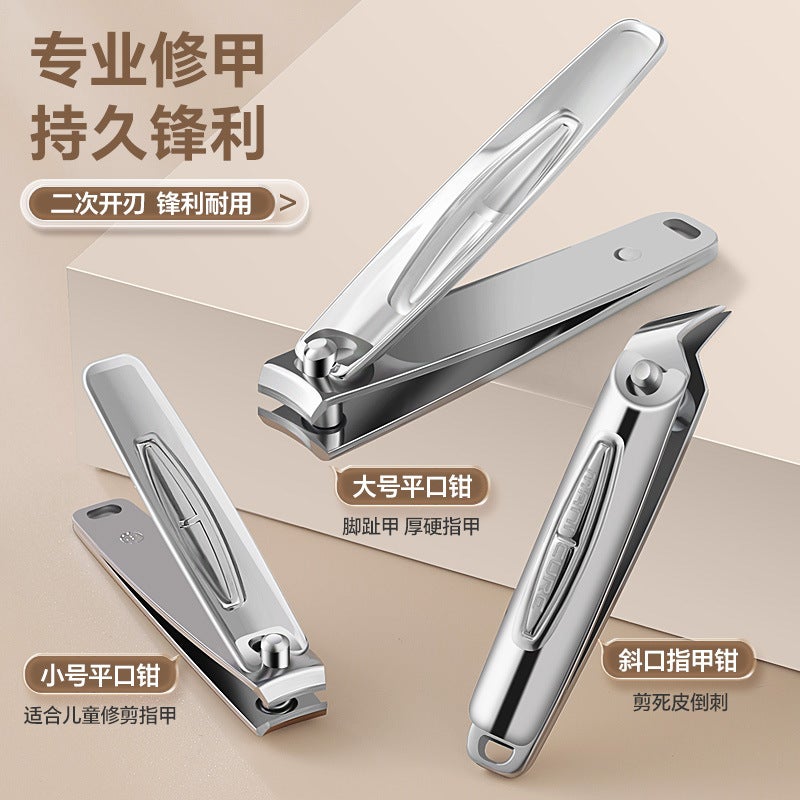 Stainless Steel Nail Clippers Set – Men’s and Women’s Pedicure Tool - Image 5