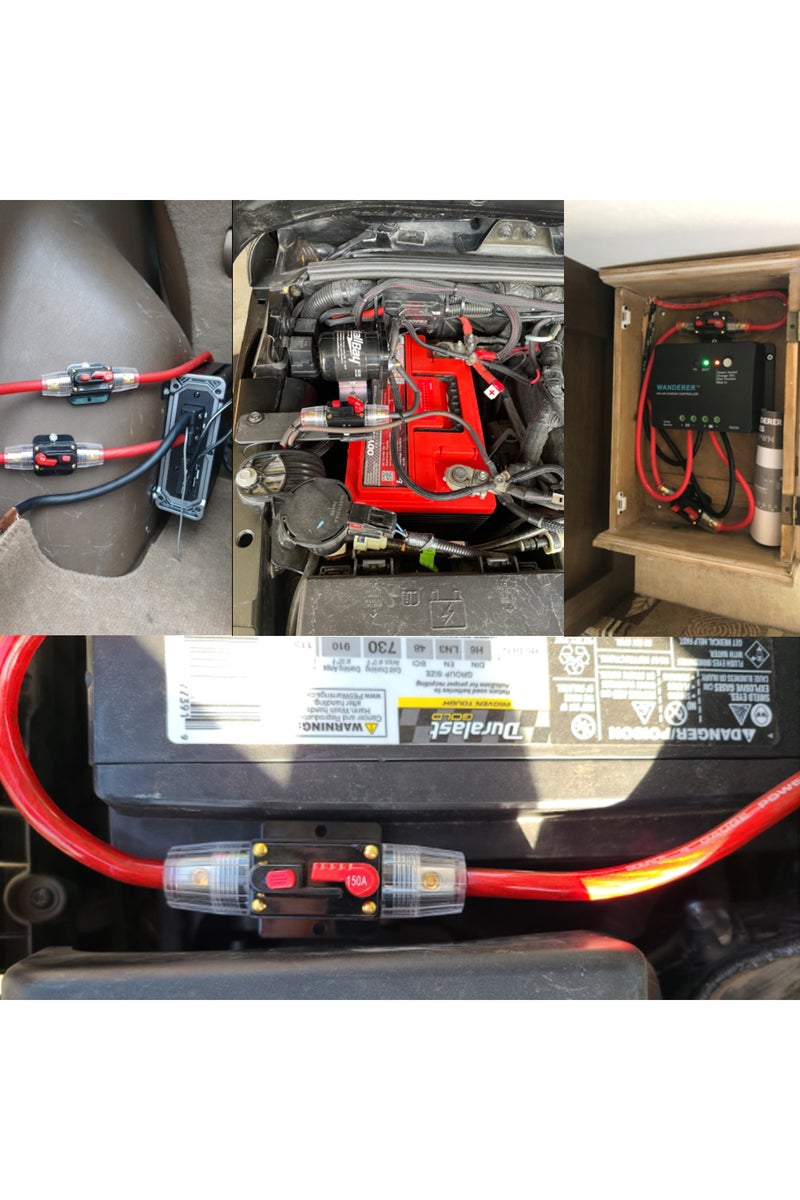 erorex 150A 30A-150A Power Self-recovery Circuit Breaker, Car Audio Conversion Protection, Disconnect Fuse - Image 2