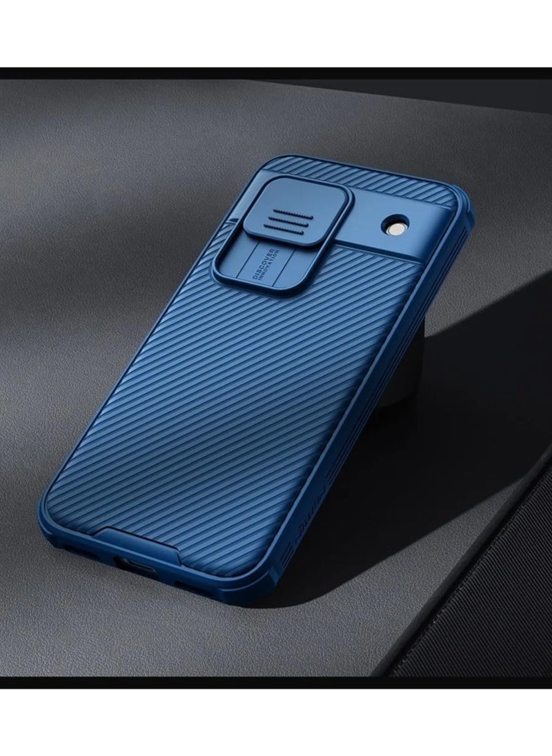 General - Case Compatible with Google Pixel 8A Case, Slide Cover Camera Lens Privacy Protection Hard PC Back Soft TPU Bumper Protective Cover for Google Pixel 8A - Image 1