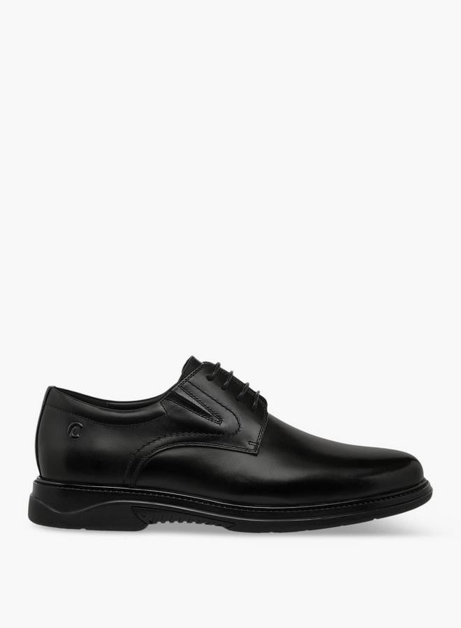 Le Confort Men Lace-Up Leather Derby Shoes - Image 1