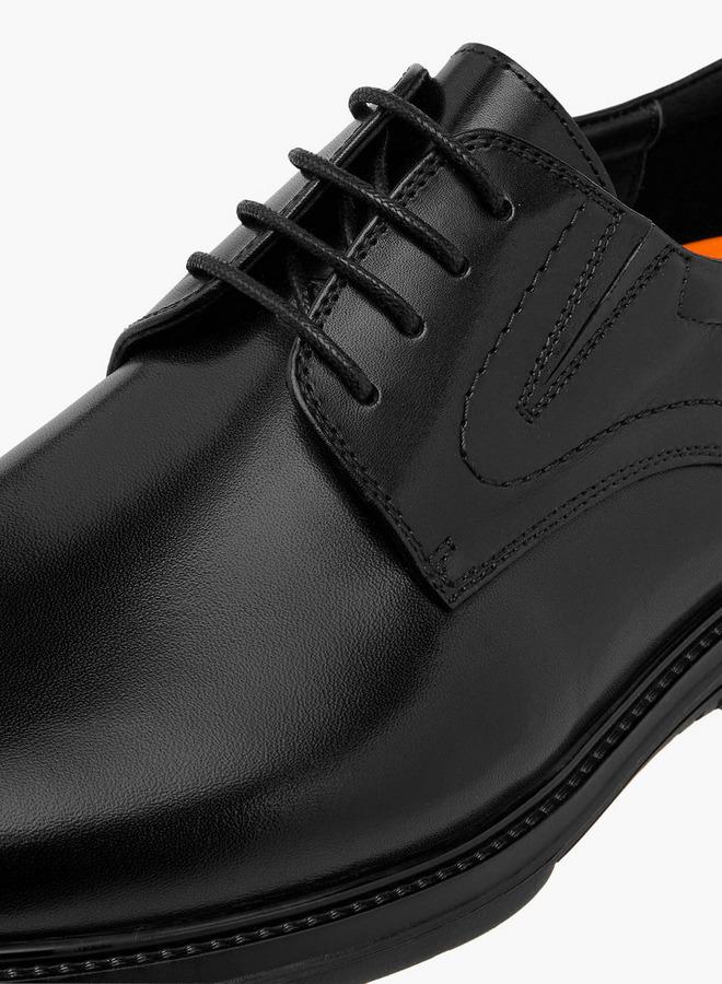 Le Confort Men Lace-Up Leather Derby Shoes - Image 4