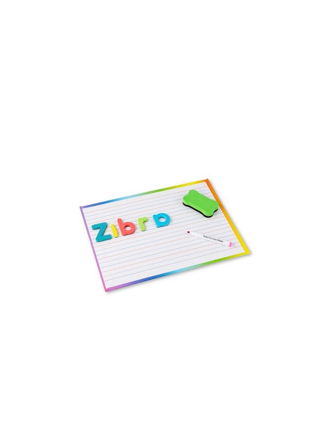 DasKid - Magnetic Letters For Classroom Alphabet Letters Kit 234 Pcs With Double Side Whiteboards & Note Boards With Lines Foam Alphabet Letters For Preschool Kids Toddler Spelling And Learning Abc & Colors - Image 1