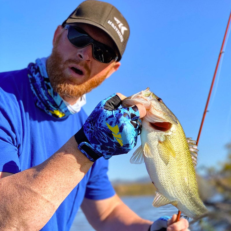 KastKing Gill Raker Gloves UPF50+ Fishing Gloves UV Protection Gloves Sun Gloves for Men Or Women for Fishing, Outdoor, Kayaking, Rowing, Sailing, Canoeing, Hiking, Biking - Shoreline Prym1, Large - Image 5