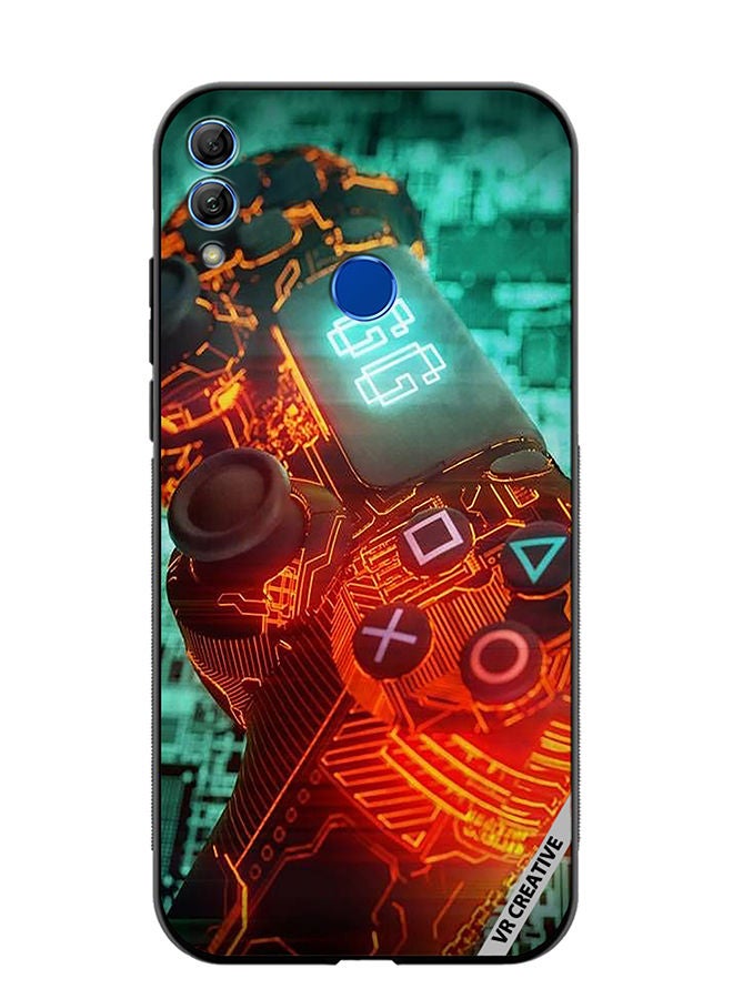Protective Case Cover For Honor 10 Lite Ps4 Controller Design Multicolour
