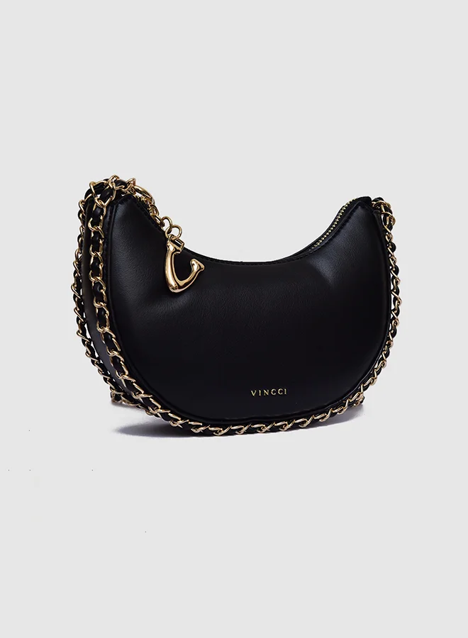 Vincci Chain Detailed Shoulder Bag