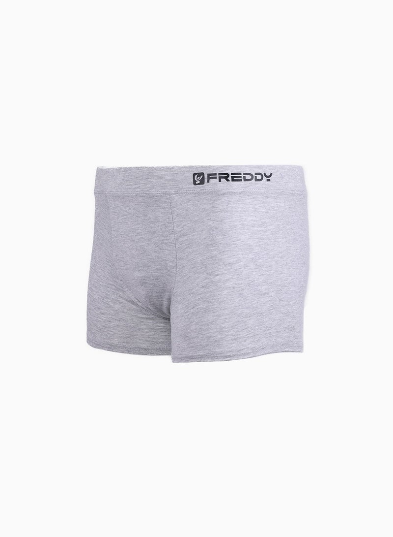 FREDDY BASIC PIAZZATO Boxer - Grey | 100% Cotton Men's Boxer - Image 2