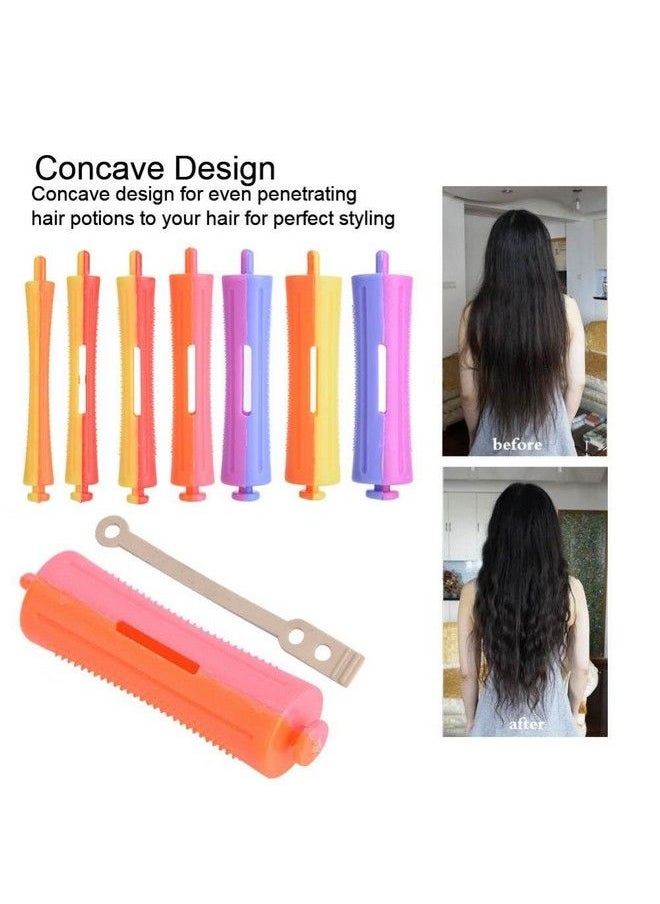 ZJchao - Hair Rollers With Rubber Band Salon Standard Wave Rods Rubber Band Hair Roller Curling Curler Perms Hair Perm Rods Hair Curling Roller For Girls Women Hair Diy Design(1) - Image 1