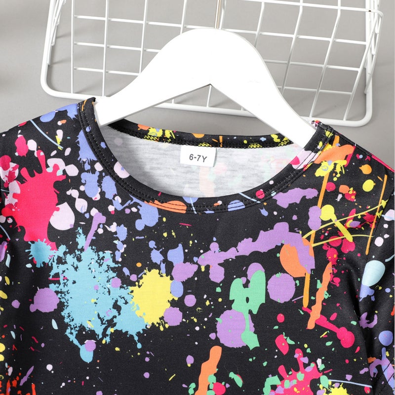 Children'S Suit Medium And Large Children'S Short Sleeve Suit Children'S Two-Piece Set Baby Sportswear Two-Piece Children'S Clothing - Image 4