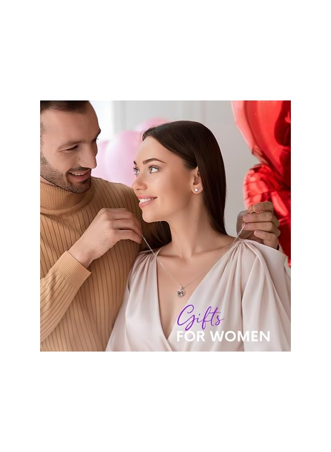 The Bros Christmas Flowers Gifts, Preserved Flowers Real Roses with I Love You Necklace -Romantic Gifts for Her on Christmas Mothers Day Valentines Day Anniversary Birthday Gifts for Women - Image 5