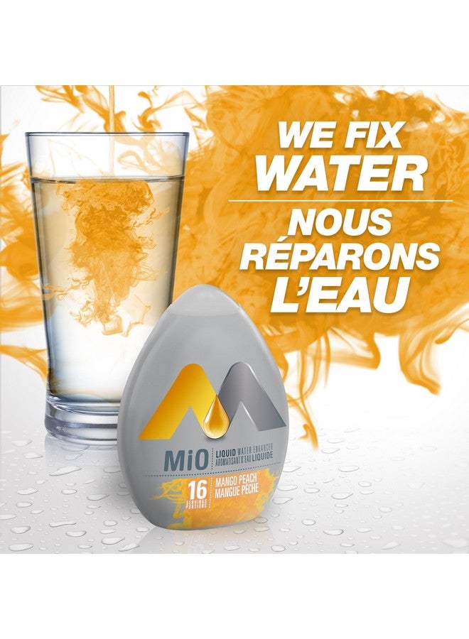ميو معزز الماء السائل بنكهة المانجو والخوخ من MiO، 48 مل/1.6 أونصة، مستورد من كندا - Image 2