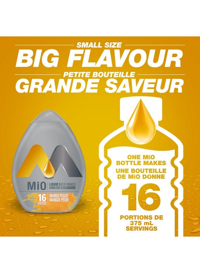 ميو معزز الماء السائل بنكهة المانجو والخوخ من MiO، 48 مل/1.6 أونصة، مستورد من كندا - Image 4