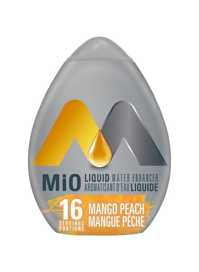 ميو معزز الماء السائل بنكهة المانجو والخوخ من MiO، 48 مل/1.6 أونصة، مستورد من كندا - Image 1