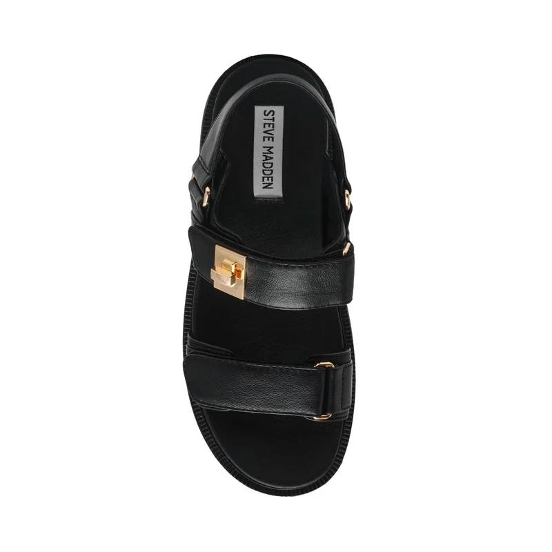 STEVE MADDEN  Supermona Velcro Closure Platform Sandals for Women | Best Price UAE