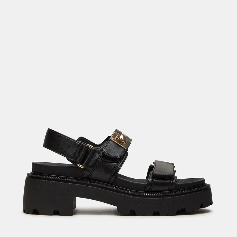 ستيف مادن Supermona Velcro Closure Platform Sandals