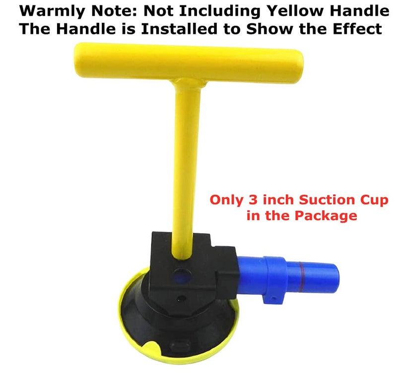 HiYi Car Dent Repair Tools Heavy Duty Suction Cup Dent Puller Handle Hand Pump Auto Body Repair Dent Remover Tool Kit Paintless Dent Puller Kit for Hail Damage Door Dings Repair (Yellow) - Image 5