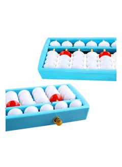 XiuWoo Bead Arithmetic Abacus, 13-Column Counting Abacus with Reset Button Math Learning Aid Educational Toy Tool Calculation Beaded for Students Accountants  - Image 2