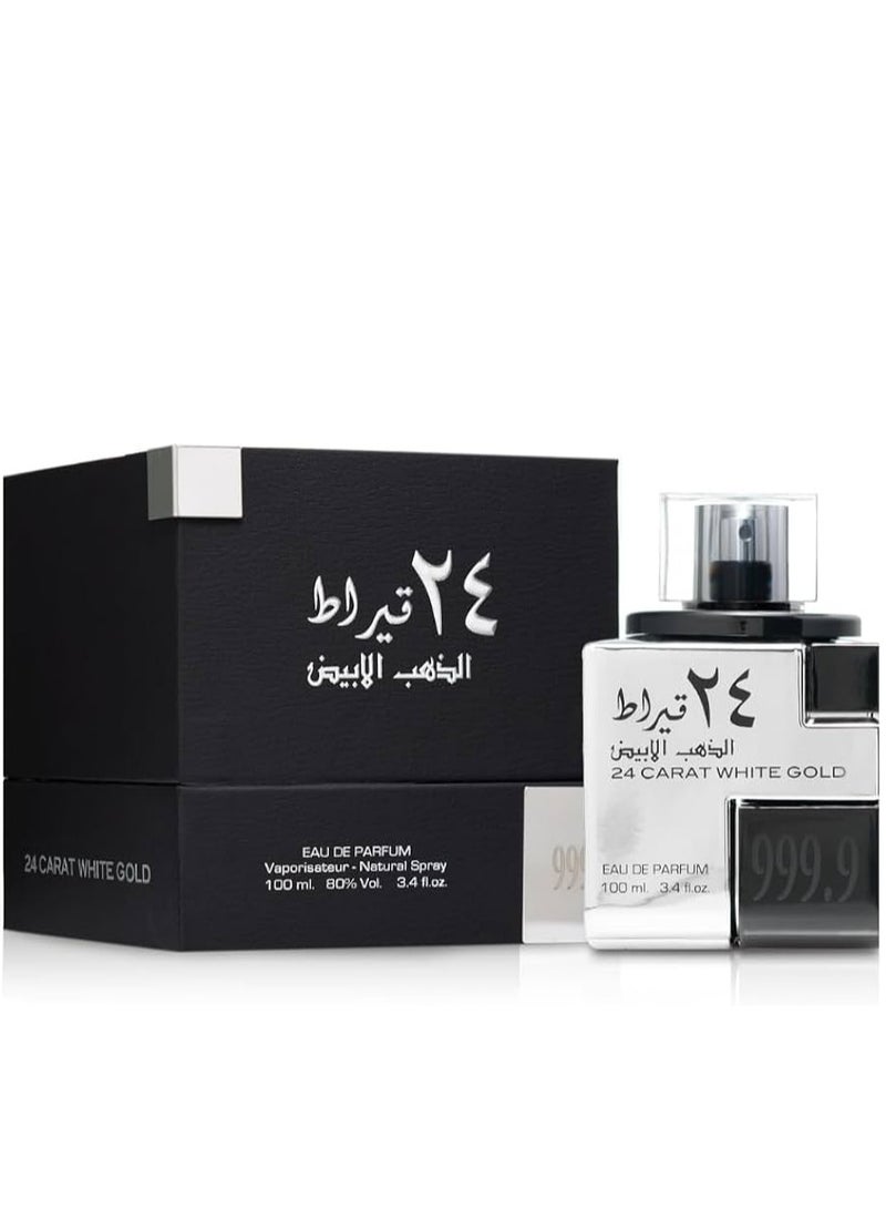 لطافة 24 قيراط وايت جولد او دي بيرفيوم للرجال - 100 مل - Image 2