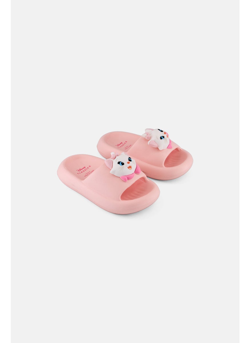 Disney Toddlers Girl Slip On Slides, Pink  - Image 1