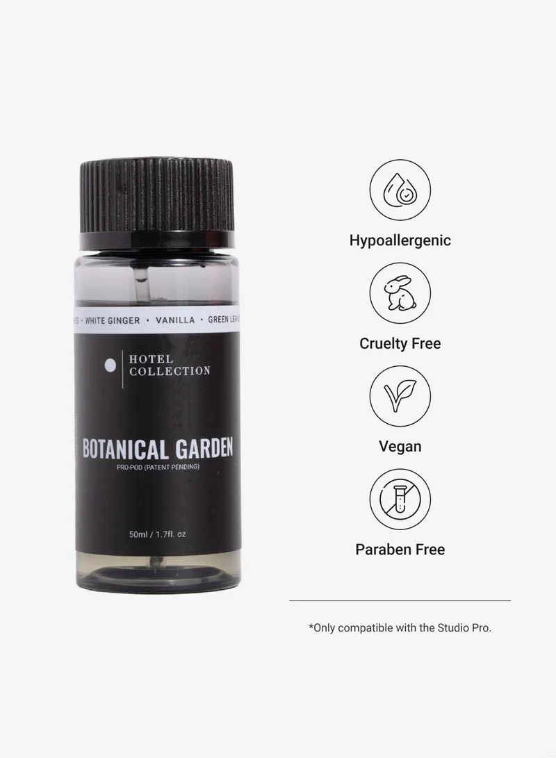 Hotel Collection Botanical Garden Pro-Pod Oil Blend - Hotel Inspired for Luxury Essential Oil Diffusers - Aromatherapy Scent Diffuser Oil - Green Leaves, White Ginger, and Vanilla