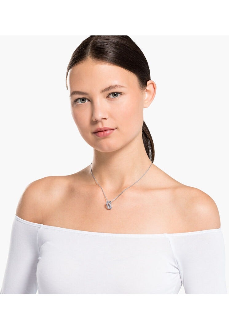 Swaro Swarovski Twist Rows Blue Women's Necklace 5582806  - Image 2