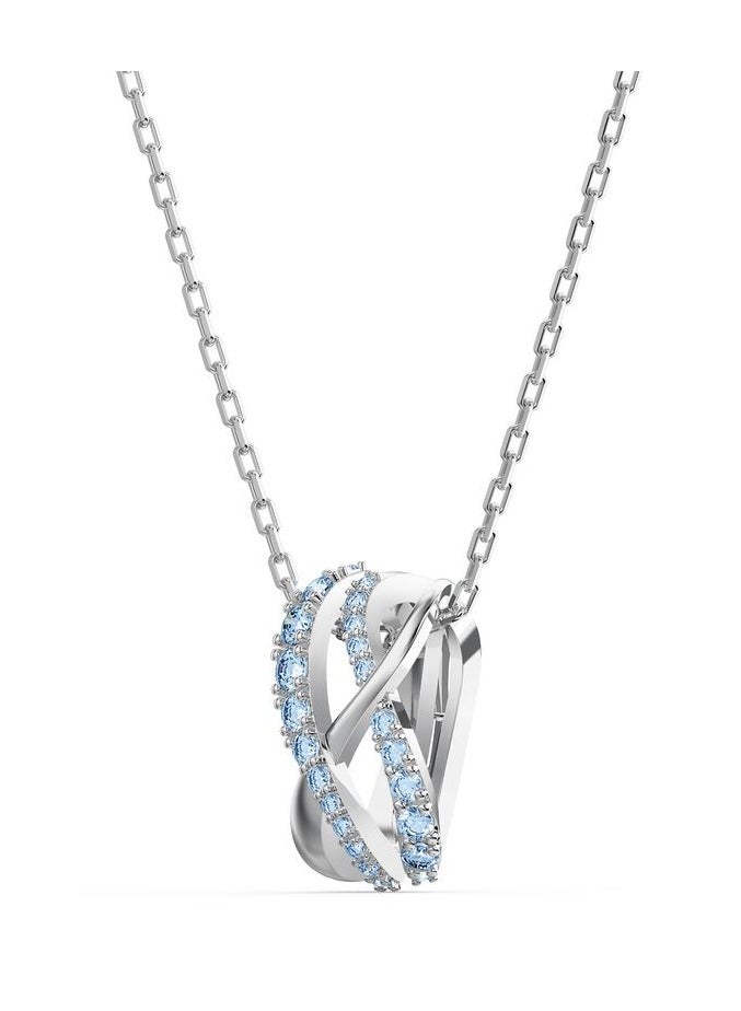 Swaro Swarovski Twist Rows Blue Women's Necklace 5582806  - Image 3
