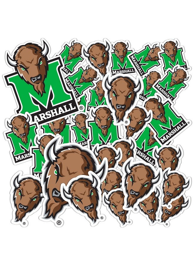 Desert Cactus Marshall University Sticker Thundering Herd Mu Stickers Vinyl Decals Laptop Water Bottle Car Scrapbook T1 (Type 11)  - Image 1