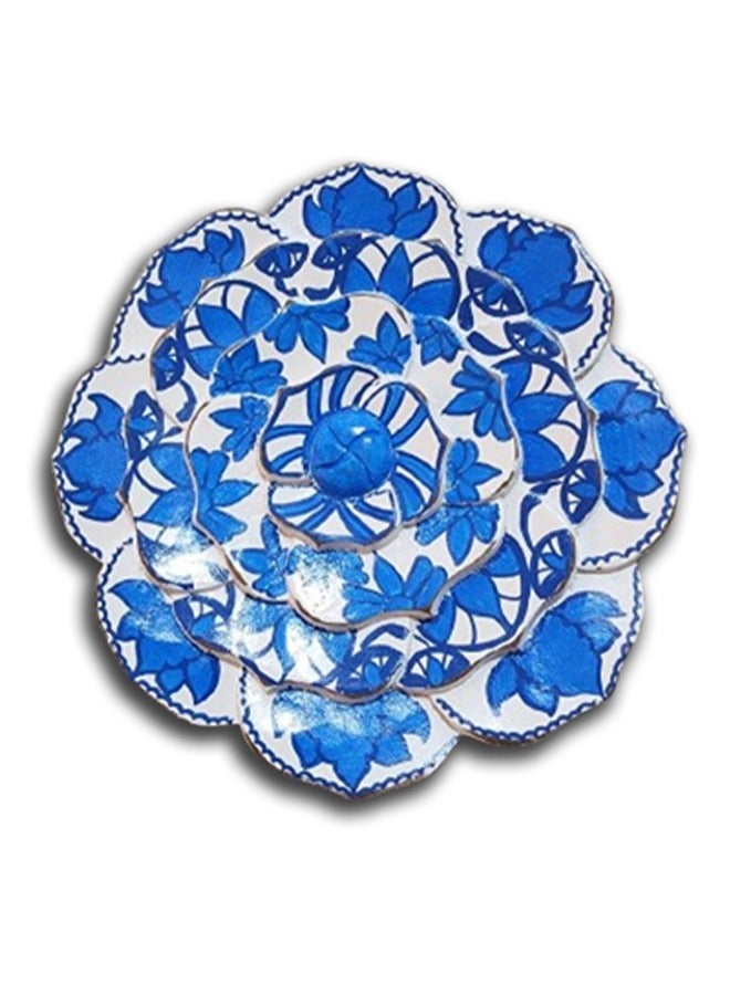 Dash And Twine Decorative Floral Edge Plate (Small)  - Image 2