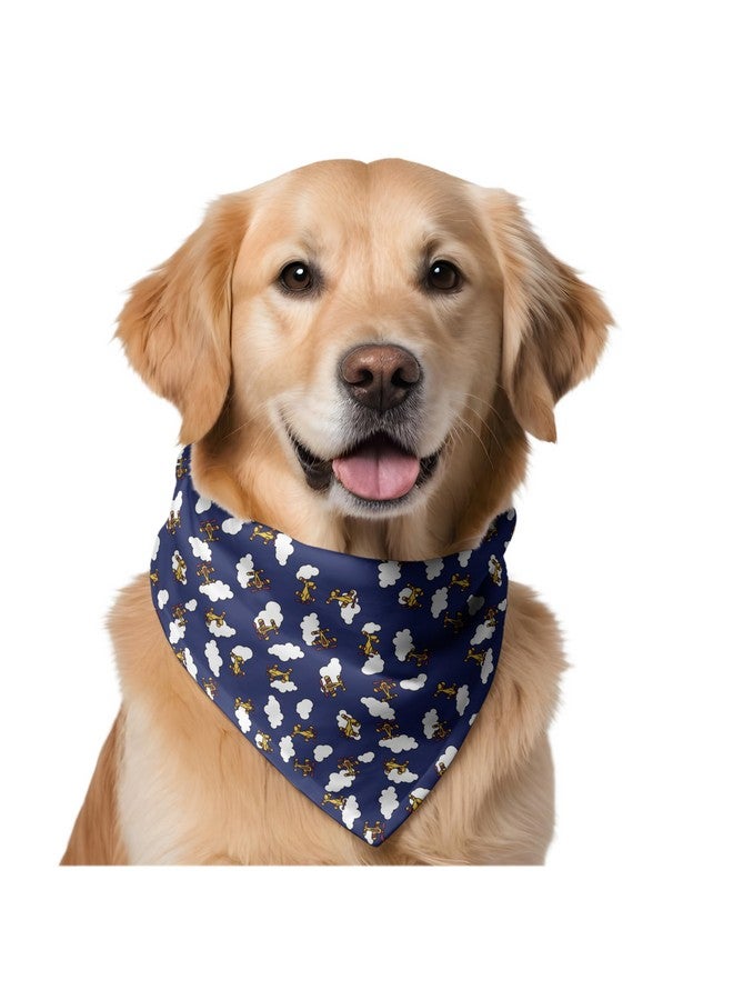 W Brings Airplane & Clouds Bandana For Dog, Multi, 1 Count - Image 2