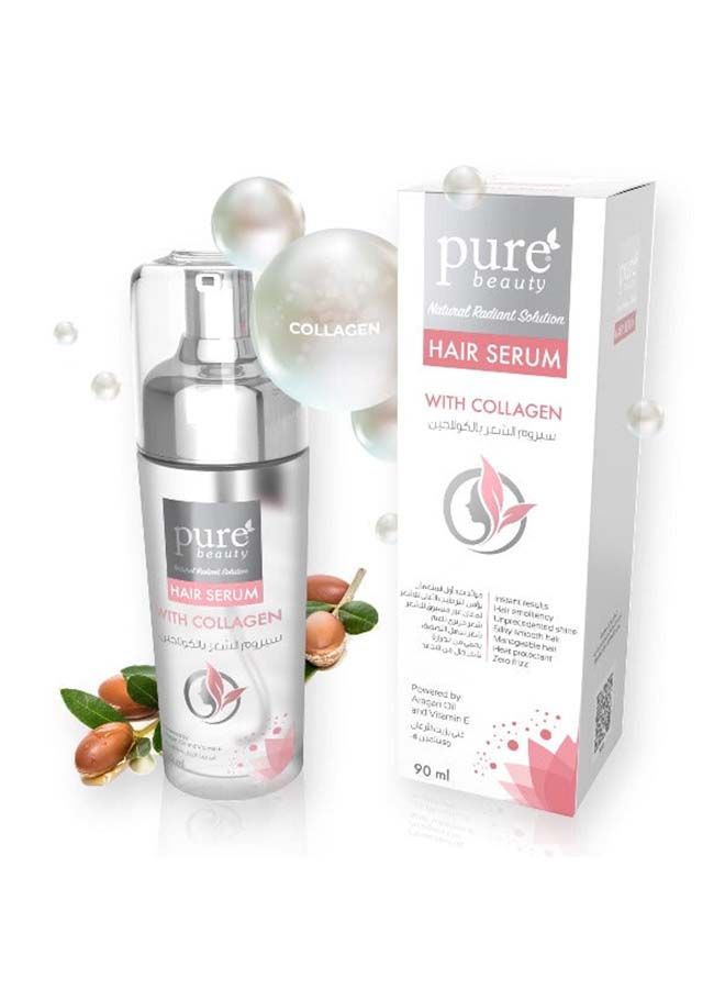 Pure Beauty Hair Serum with Collagen Argan Oil and Vitamin E 90 ml
