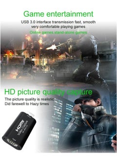 Generic 4K Video Capture Card, HDMI to USB 3.0 1080P 60HZ Cam Link Game Capture Card Audio Capture Adapter Screen Record Device for Switch Gaming Streaming, Live Broadcasting  - Image 2