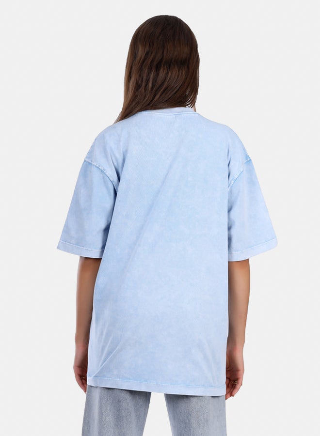 WHITE RABBIT Slip On Oversized Cotton T-Shirt  - Image 3