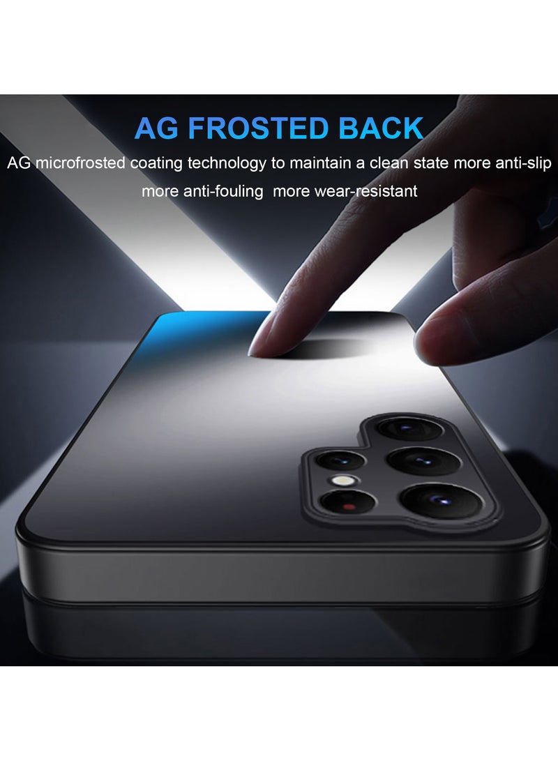 Mmmon Compatible with Samsung Galaxy S25 Ultra Case,Back Cover Shockproof Silicone Bumper Anti Fingerprints Full Body Protective Case Cover for Samsung Galaxy S25 Ultra - Image 3