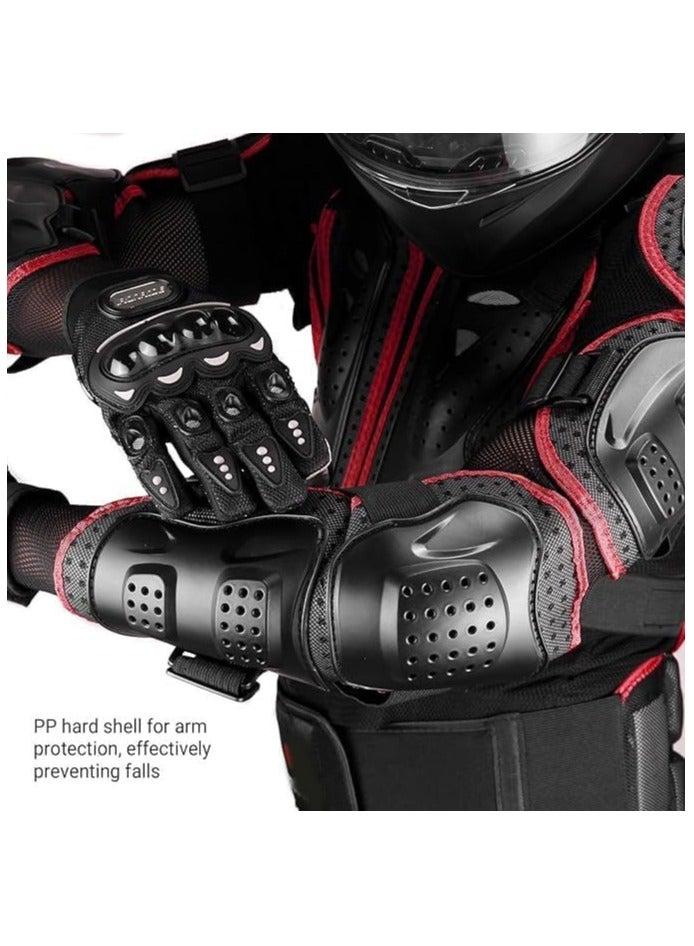 NANAO Motorcycle Armored Protective Suit, Offroad Racing Protective Equipment With Chest,Back,And Elbow Protection Pads,Adjustable And Detachable,Suitable For Off Road,Skateboards,And Motorcycles,Black（XL) - Image 5