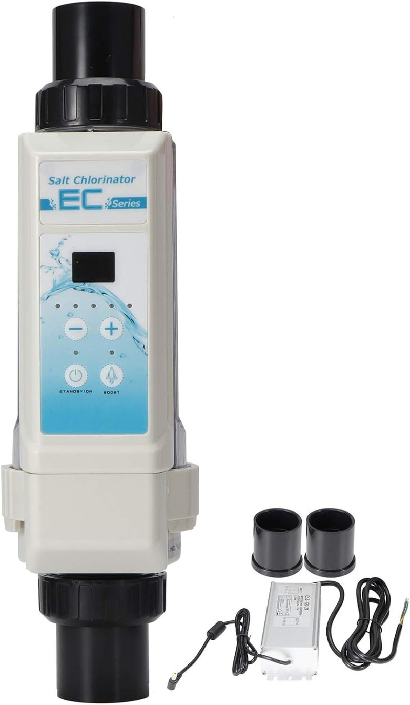 ويوبلز مولد كلور ملحي لمياه المسابح بقدرة 8 غ/ساعة، يعمل بتقنية التحليل الكهربائي، مناسب للسبا وحمامات السباحة، بجهد 100-240 فولت - Image 1