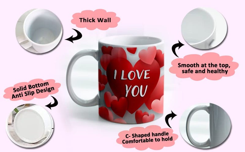 Me & You ME YOU Valentines Gifts for CoupleValentines Week Day Gift for WifeGirlfriendUnique Love Combo GiftRomantic Anniversary Birthday Gift for LoverFiancePrinted Mug Cushion - Image 3