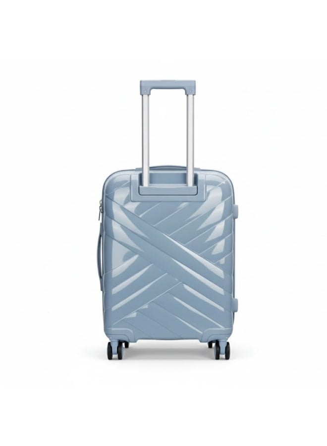 طقم حقائب سفر من البولي بروبيلين الصلب مكون من 3 قطع - حقائب سفر خفيفة الوزن بعجلات دوارة 360 درجة | حقائب ترولي متينة لسفر آمن (صغيرة، متوسطة، كبيرة) - Image 3