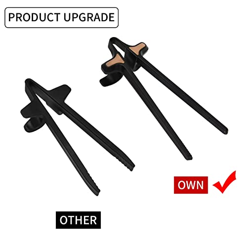 Melostu New upgrade 2pcs Finger Chopsticks for Gamers,Snack Clips,Video Game Party Supplies,Kids Chopsticks,Creative Gamer Accessories,Gifts for Gamers - Image 2