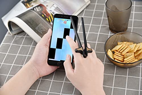 Melostu New upgrade 2pcs Finger Chopsticks for Gamers,Snack Clips,Video Game Party Supplies,Kids Chopsticks,Creative Gamer Accessories,Gifts for Gamers - Image 5