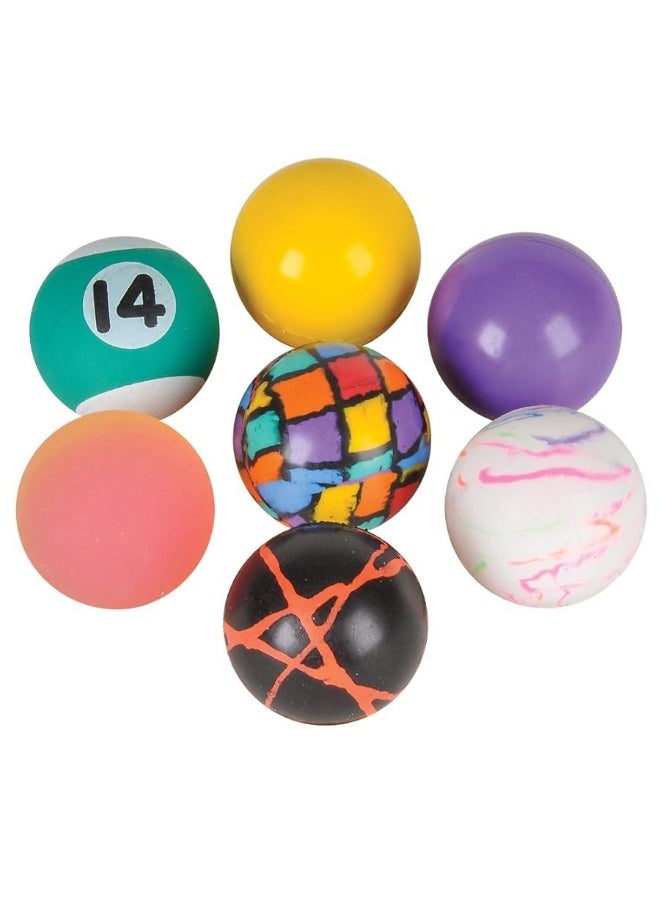 Bedwina Bouncy Balls in Bulk - Pack of 36 (1inch/27mm) Hi Bounce Ball Variety Assortment Mix, Colorful and Small Rubber Bouncing Balls for Kids Game Prizes, Party Favors and Vending Machines - Image 3
