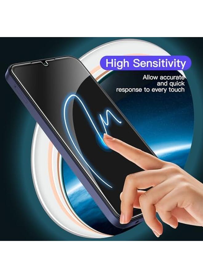 جي تيك واقي شاشة لهاتف سامسونج جالاكسي A15 4G 5G مقاس 6.5 بوصة 9H زجاج مقوى مضاد للخدش عالي الوضوح شفاف، عبوة من 3 قطع - Image 5