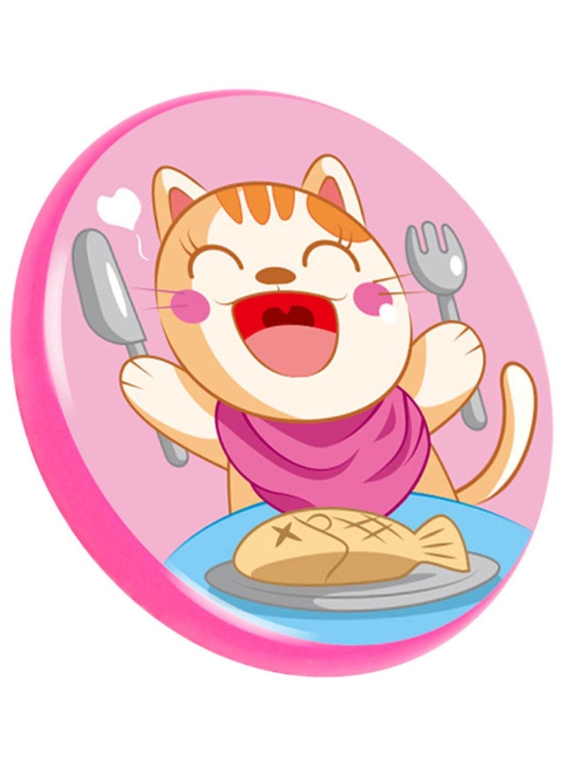 SYOSI Flying Disc Toy Ultimate Flying Disc 7.87 Inch Sport Flying Disc for Kids Cartoon Play Flick Disc for Outdoor Activities for Men Boys Teens Kids for Camping Beach Park Pet and More - Image 4